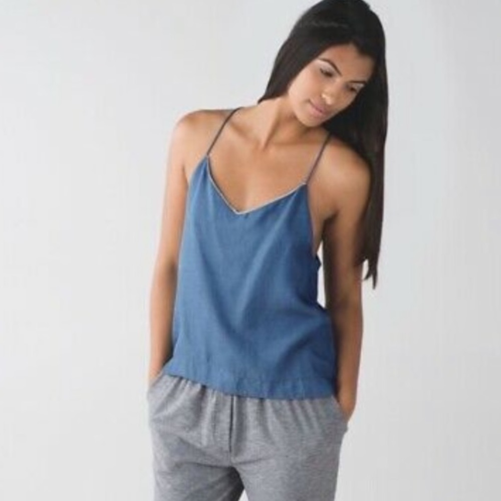 Lululemon Wake And Flow Tencel Racerback Camisole